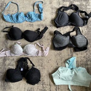 Various bras and sizes